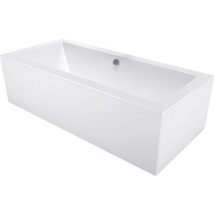 MEXEN/S Cube obdélníková vana 170 x 80 cm s panelem, bílá 55051708000X obraz