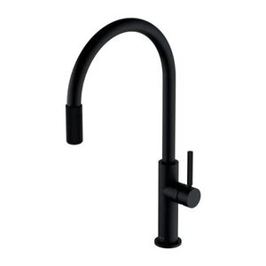 OMNIRES SWITCH dřezová baterie se sadou filtru D1, černá mat SW9057-FD1BL obraz