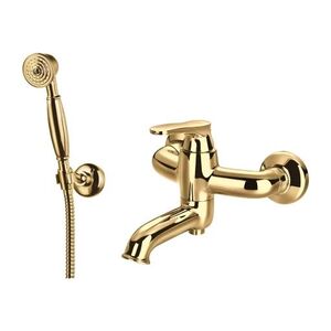 OMNIRES ART DECO vanová baterie se sprchovou soupravou, zlatá lesk AD5131GL obraz
