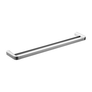 OMNIRES SACO dvojitý věšák na ručníky, 64 cm, chrom/bílá lesk SA54226CRB obraz