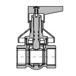 NOVASERVIS Podomítkový kulový kohout, páka MM 3/4" KFP2D obraz