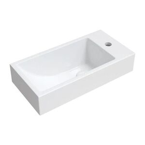 OMNIRES CORFU M+ umyvadlo na desku/stěnu, 50 x 25 cm, bílá lesk CORFUBP obraz
