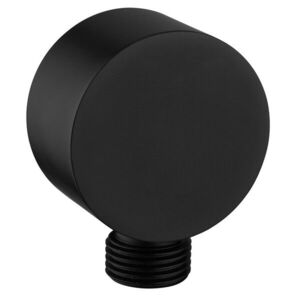AQUALINE Vývod sprchy, průměr 50, černá mat SC371B obraz