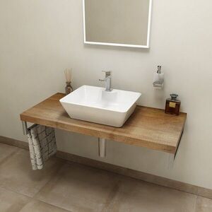 SAPHO AVICE deska pod umyvadlo 100x50cm, tl.5cm, old wood AV108 obraz