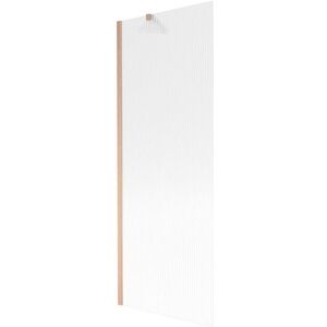 MEXEN/S Next vanová zástěna FIX 70 x 150, proužky, měď kartáčovaná 895-070-000-00-09-65 obraz