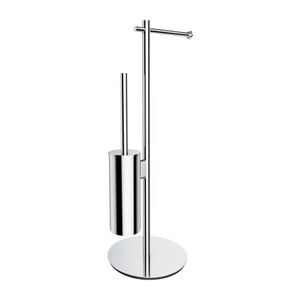 OMNIRES MODERN PROJECT volně stojící držák na toaletní papír a kartáč, chrom MP60810CR obraz