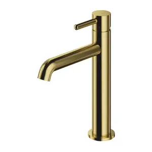 OMNIRES Y umyvadlová baterie, 23 cm (hlava 25 mm), kartáčovaný mosaz Y1212CBSB obraz