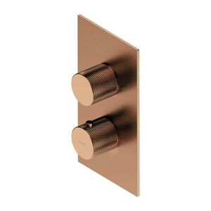 OMNIRES CONTOUR termostatická podomítková sprchová a vanová baterie, kartáčovaná měď CT8036CPB obraz