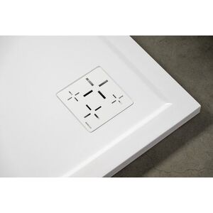 GELCO Čtvercová krytka sifonu bílá, KSM107W KSM107W obraz