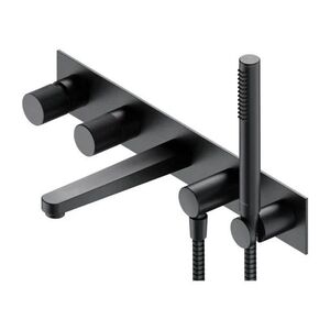 OMNIRES CONTOUR vanová baterie 5-otvorová podomítková antracit /AT/ CT8037/1AT obraz