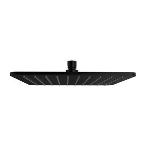 OMNIRES SLIMLINE dešťová sprcha, 25 x 25 cm černá mat /BLM/ WG225/OBL obraz