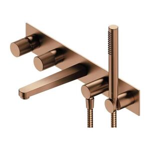 OMNIRES CONTOUR vanová baterie pod omítku, kartáčovaná měď CT8037-1CPB obraz
