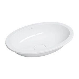 OMNIRES SHELL M+ umyvadlo zapuštěné do desky, 48 x 31 cm, lesklá bílá SHELL480UPBP obraz