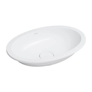 OMNIRES SHELL M+ umyvadlo zapuštěné do desky, 48 x 31 cm, matná bílá SHELL480UPBM obraz