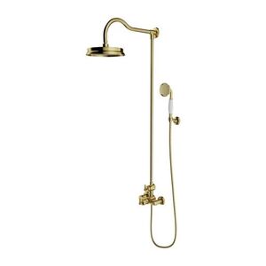 OMNIRES ARMANCE termostatický sprchový systém pro venkovní instalaci, kartáčovaná mosaz AM5244-6BSB obraz