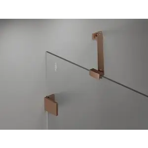 MEXEN UNI konzole úhlová 35 cm 1 ks měď kartáčovaná 830-09-65 obraz