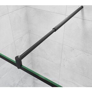 H K Vzpěra C70B, nastavitelná 70-120, pro skla 6-10mm, černá SE-C70B obraz