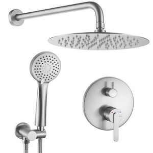 REA Podomítková sprchová sada Ontario Brush Nickel + BOX REA-P5503 obraz