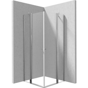 DEANTE Sprchový kout Kerria Plus chrom, čtvercová, 90x90 cm KKN0U09U09 obraz