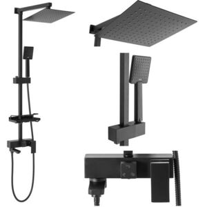REA Sprchový set s baterií 150mm Jack černý REA-P7009 obraz