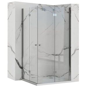 REA/S Skládací sprchový kout FOLD N2 90x90 KPL-07415 obraz