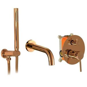 REA Podomítková vanová baterie LUNGO Copper + BOX REA-B7996 obraz