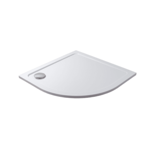 H K THOR Sprchová vanička z litého mramoru, čtvrtkruh, R550 90x90x3 levý odpad SE-THOR-90QL obraz