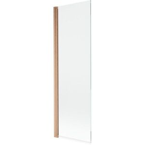 MEXEN MIST vanová zástěna 70x150 cm 6mm 1-s, měď kartáčovaná, čirá 8A9-070-001-65-00 obraz