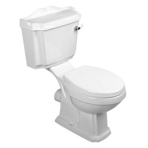 AQUALINE ANTIK WC kombi retro, zadní odpad, bílá AK107-01 obraz