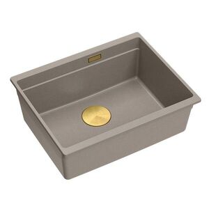 Quadron Granitový dřez Logan 100 Beige Měď HQJ6045U4_PVDC1_U obraz