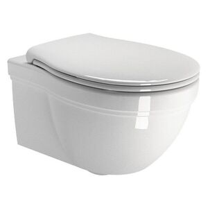 GSI CLASSIC závěsná WC mísa, 37x55cm, bílá ExtraGlaze 871211 obraz