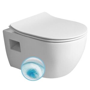 Bruckner LUNA závěsná WC mísa, Vortex Rimless, 35, 5x49cm, bílá 201.331.4 obraz