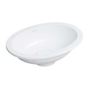 OMNIRES SHELL M+ umyvadlo zapuštěné do desky, 38 x 25 cm, matná bílá SHELL380UPBM obraz