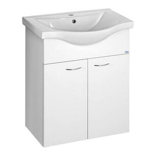 AQUALINE KERAMIA FRESH umyvadlová skříňka 60, 6x74x34cm, bílá 50063A obraz