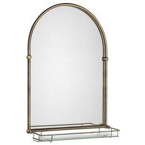 SAPHO TIGA zrcadlo s policí 48x67cm, bronz HZ206 obraz