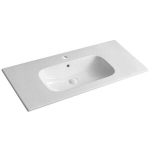 SAPHO PIEDRA keramické umyvadlo nábytkové 101x46, 5cm, bílá 43101 obraz