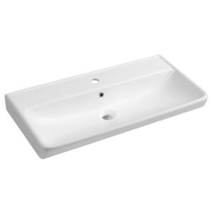Bruckner NEON keramické umyvadlo 80x41, 5cm, bílá 201.133.0 obraz