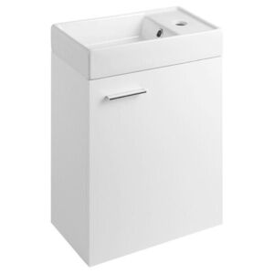 AQUALINE ZOJA skříňka s keramickým umyvadlem 40x22 cm, bílá 51049A-02 obraz