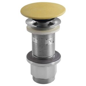 SAPHO Umyvadlová výpust 5/4“, click-clack, betonová zátka, 10-80, žlutá mat FG922 obraz