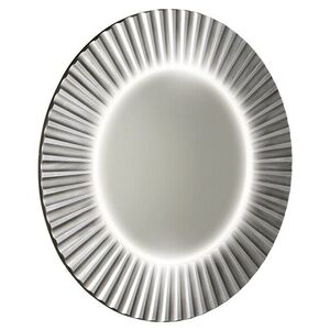 SAPHO PRIDE STRIP kulaté zrcadlo s LED osvětlením v rámu ø 75cm, stříbrná PD752 obraz