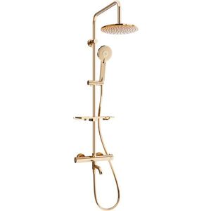 MEXEN/S KT40 vanový sloup s termostatickou baterií, růžového zlata 779004093-60 obraz