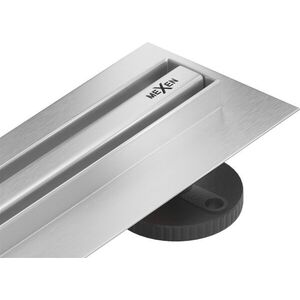 MEXEN Flat 360° Slim podlahový žlab 180, nerez 1041180 obraz
