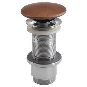 SAPHO Umyvadlová výpust 5/4“, click-clack, betonová zátka, 10-80, měď mat FG920 obraz