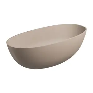 OMNIRES SHELL M+ Volně stojící vana, 160 x 75 cm, béžová mat SHELLWWDB obraz