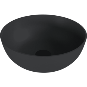 POLYSAN BANERA ROUND umyvadlo na desku, litý mramor, průměr 39cm, antracit mat 14337.51 obraz