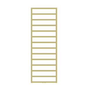 HOPA Koupelnový radiátor PERTH zlatá barva Barva Zlatá, Doporučená topná tyč (W) 200, Rozměr A 25 , Rozměr C 95, Skutečný rozměr radiátoru (v mm) 250 x 940 mm, Typ připojení Středové 50 mm RADPER251084SP obraz