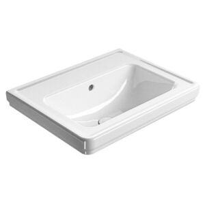 GSI CLASSIC keramické umyvadlo 60x46cm, bez otvoru, bílá ExtraGlaze 8731011 obraz