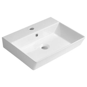 AQUALINE ORION keramické umyvadlo 49x38, 6cm, bílá 27050 obraz