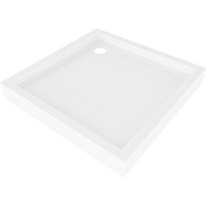 MEXEN Flow+ Sprchová vanička čtvercová 80 x 80, bílá lesk 46S108080H obraz