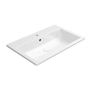 GSI KUBE X keramické umyvadlo zápustné 70x46cm, bílá ExtraGlaze 9437111 obraz